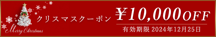 クリスマスクーポン 10,000円OFF